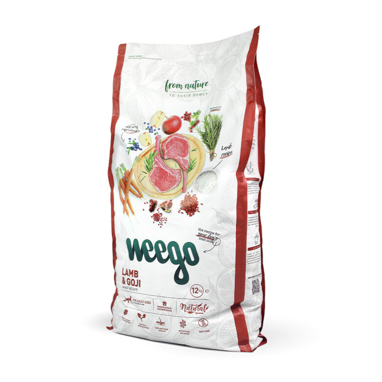 12 kg Weego Borrego e Goji ração para cães,  Imagem número 2 12 kg Weego Borrego e Goji ração para cães, , large Imagem número 2